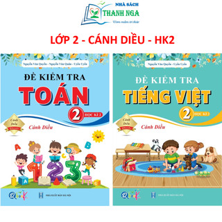 Sách - Đề Kiểm Tra Toán và Tiếng Việt Lớp 2 - Cánh Diều - Học Kì 2