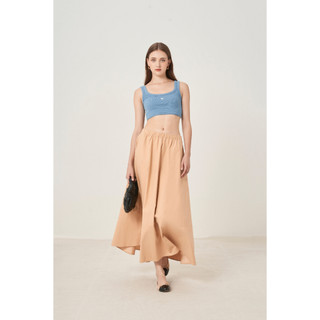 Chân Váy Maxi Nữ Lưng Thun Phối Tầng Xoè | 3977 | Lana Official