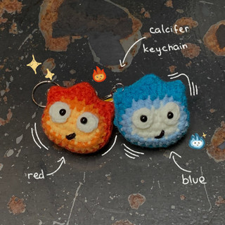 Móc khoá, pin gài quỷ lửa cute