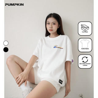 Áo thun unisex PUMPKIN Minion form rộng tay lỡ oversize dành cho nam nữ phong cách Local Brand