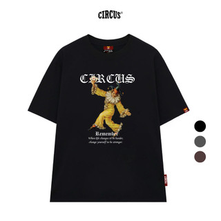 Áo thun unisex oversize local brand 100% cotton - MÃ CRAZY CLOWN G02 CIRCUS