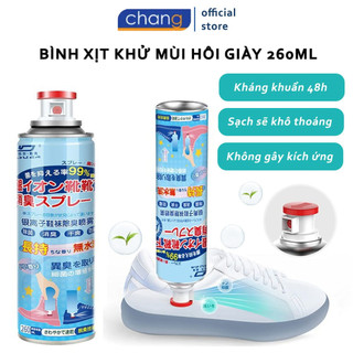 Chai Xịt Khử Mùi Giày Dép NaNo Bạc, Bình Xịt Thơm Khử Mùi Mồ Hôi Chân Diệt Vi Khuẩn Hiệu Quả