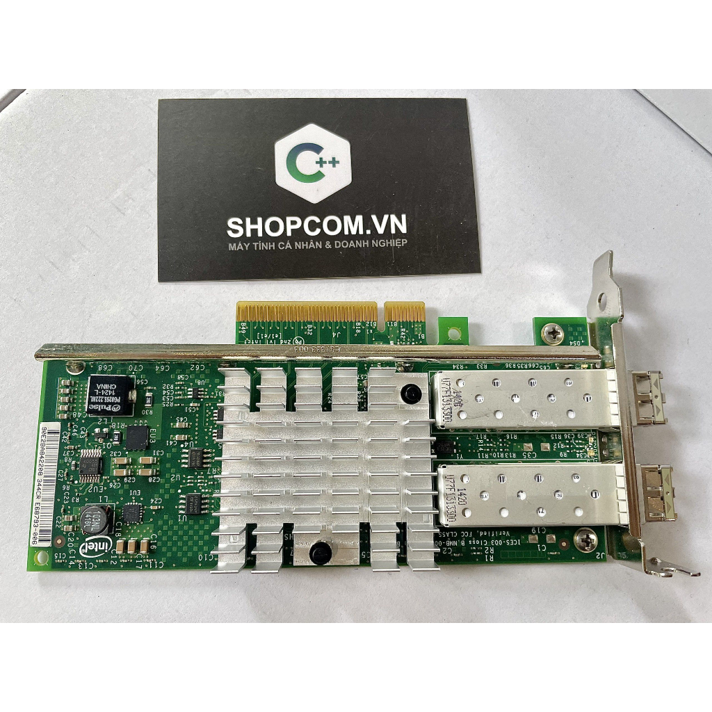 Card Quang 10G Intel X520 + Module INTEL Quang SFP + OPTICAL linh kiện chính hãng Shopcom