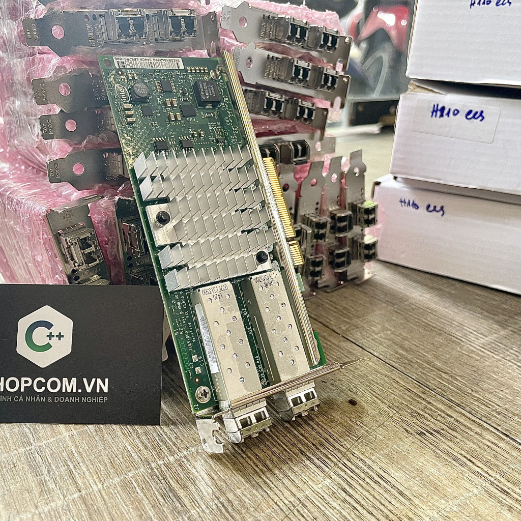 Card Quang 10G Intel X520 + Module INTEL Quang SFP + OPTICAL linh kiện chính hãng Shopcom