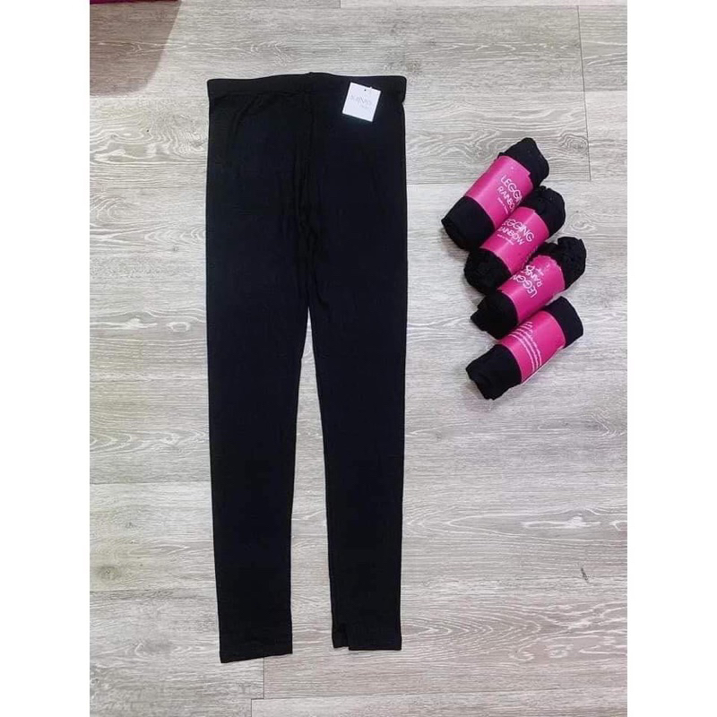Quần Legging Dài Cuộn Giấy Hồng Hàng Đủ Size