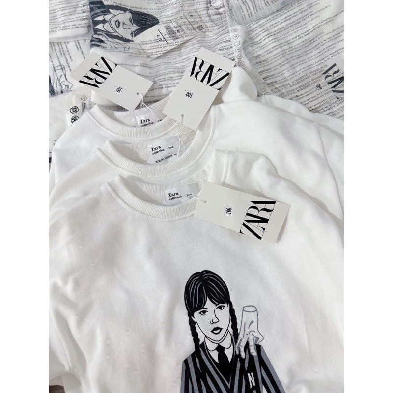 Sét áo phông dài tay chùm mông giấu quần kèm mũ cho bé gái