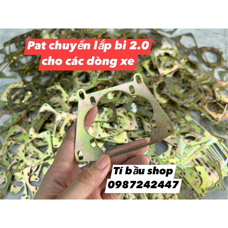 Pat chuyển lắp bi 2.0 inch cho các dòng xe