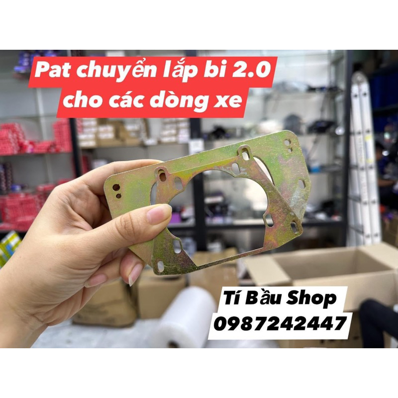 Pat chuyển lắp bi 2.0 inch cho các dòng xe