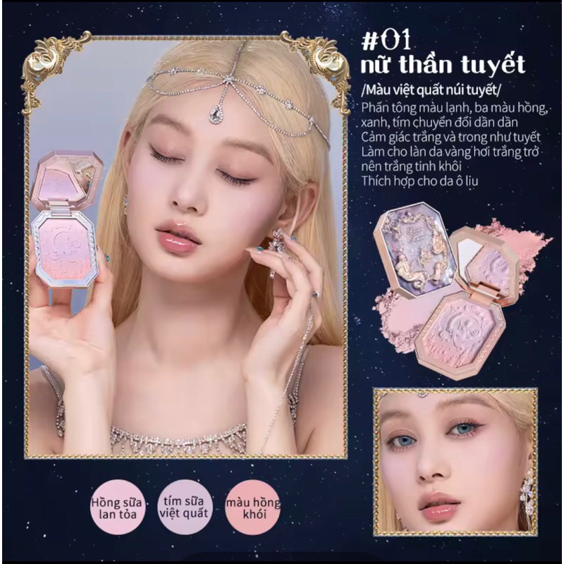Phấn má Flower knows moonlight mermaid