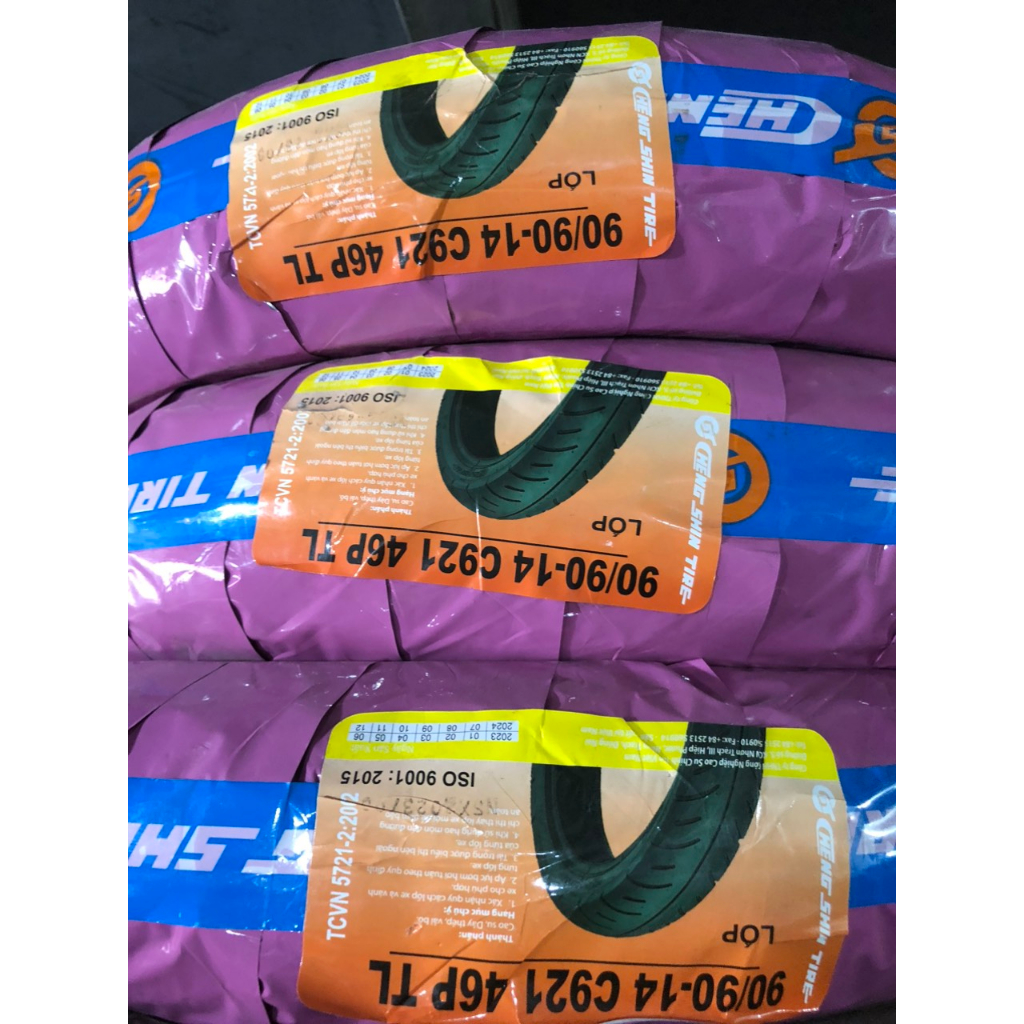 Vỏ chengshin không ruột 90/90-14sau pcx;Airbiade;Vision....