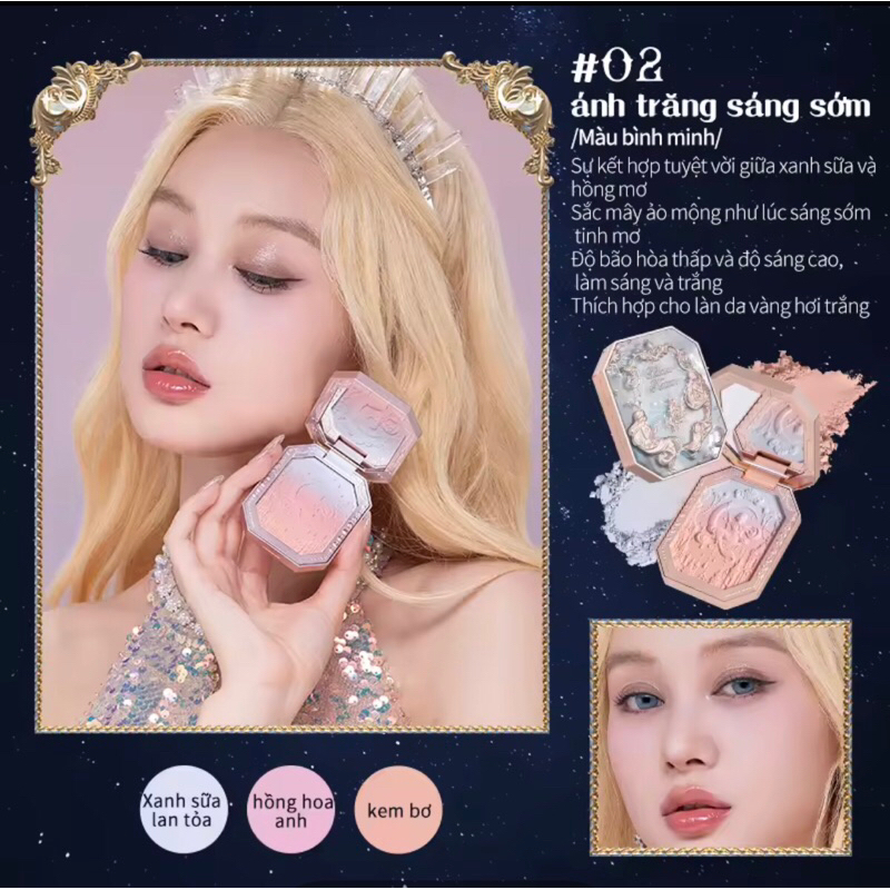 Phấn má Flower knows moonlight mermaid