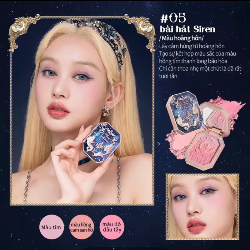Phấn má Flower knows moonlight mermaid