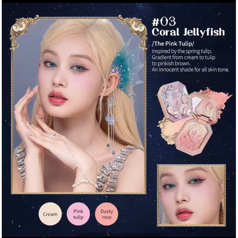 Phấn má Flower knows moonlight mermaid