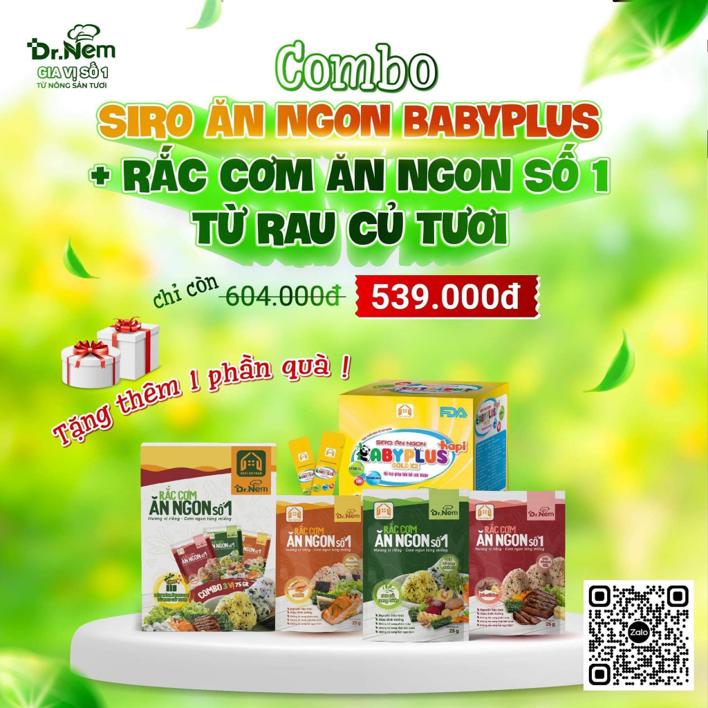 Rắc Cơm Ăn Ngon Dr Nem 3 Vị Cá Hồi Bò Rong Biển Tặng 1 Gói Bột Nêm Rau Củ