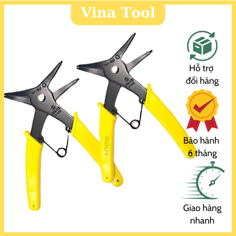 Kìm Tháo Phanh, Tháo Phe 2 Đầu, Dụng Cụ Tháo Lắp Phe, Kìm Mở Phe Trong, Phe Ngoài, Kìm Phanh, Kìm Gắp Phe