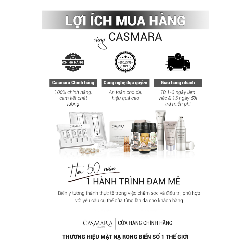 Mặt nạ cấp ẩm, săn chắc da Casmara Hydra Lifting giúp da sáng mịn hồng hào chiết xuất tảo Wakame 50ml