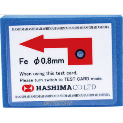 Thẻ kiểm tra máy dò kim Hashima  Thẻ dò kim 0.8mm , 1.0mm , 1.2mm , 1.5mm