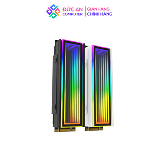 Tản Nhiệt SSD M2 NVME Infinity Lens Led ARGB Gương Vô Cực - Đồng Bộ Mainboard / Hub