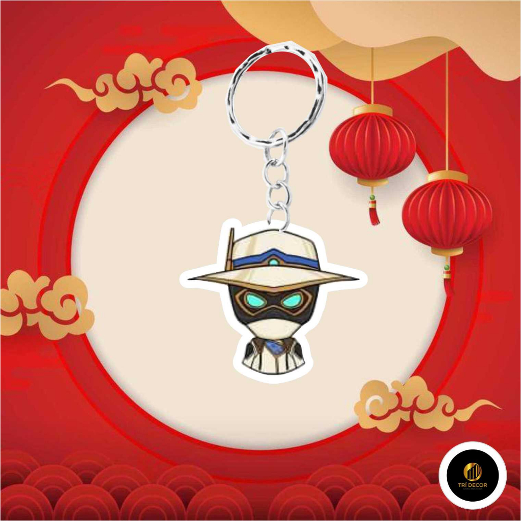 Móc khoá chibi OMEOW - Mèo Omen nhảy - VALORANT