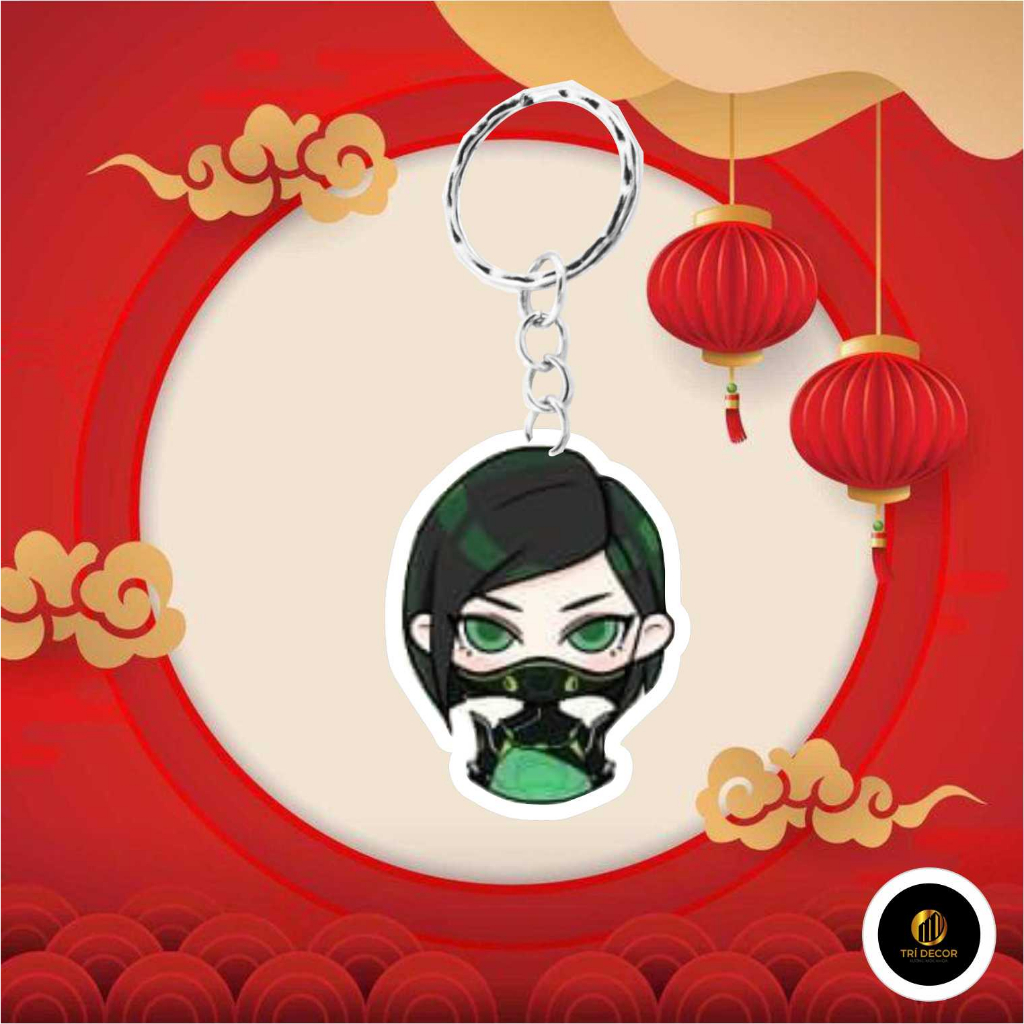 Móc khoá chibi OMEOW - Mèo Omen nhảy - VALORANT