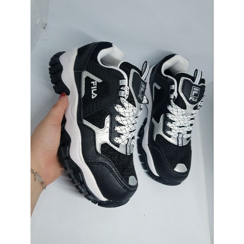 Giày Sneakers chunky Fila xuất siêu xịn tôn dáng tôn chiều cao