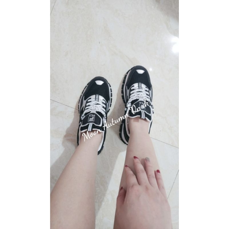 Giày Sneakers chunky Fila xuất siêu xịn tôn dáng tôn chiều cao