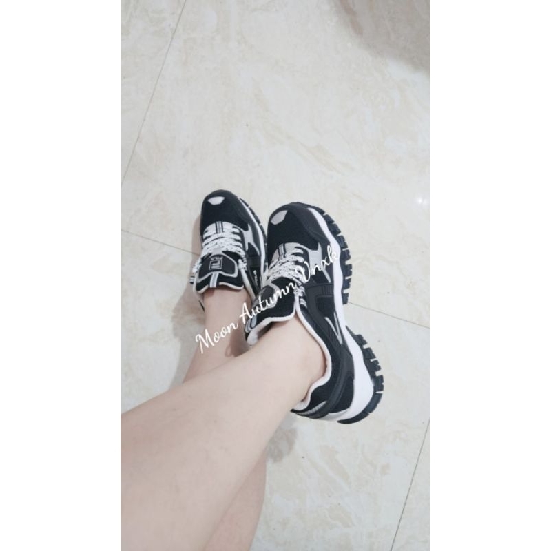 Giày Sneakers chunky Fila xuất siêu xịn tôn dáng tôn chiều cao