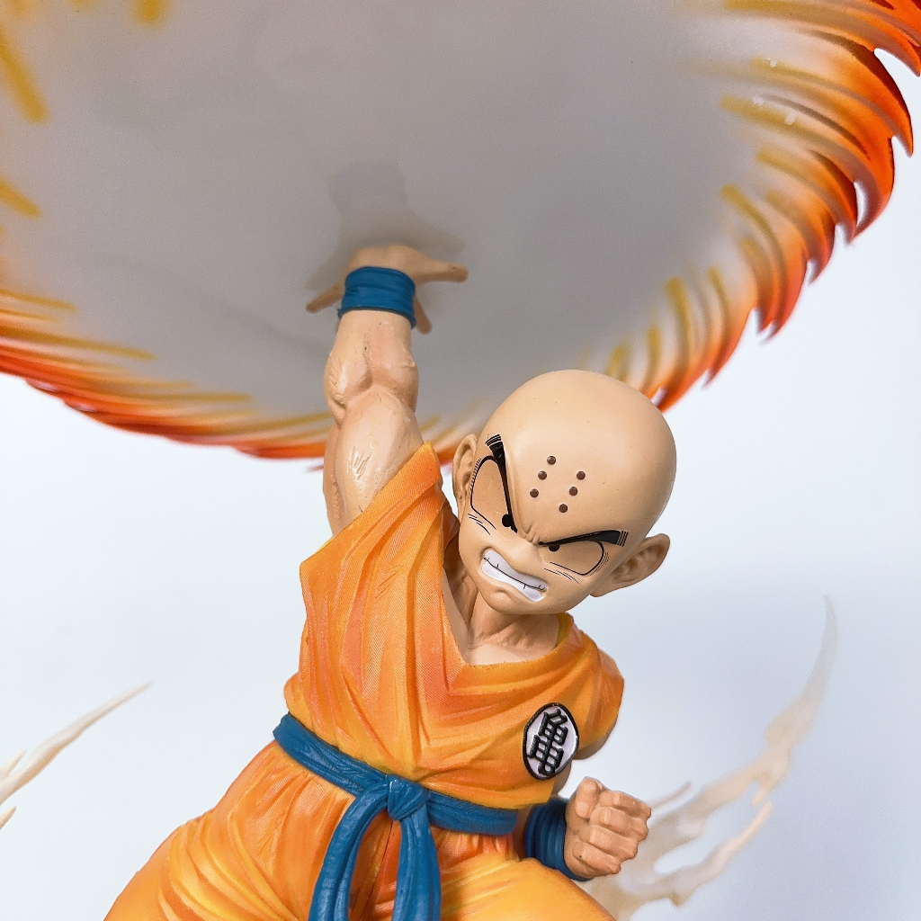 Mô hình Krilin,mô hình Dragonball Krilin 2 đầu ra chưởng có đế 20-28cm Ongchumohinh-MH466