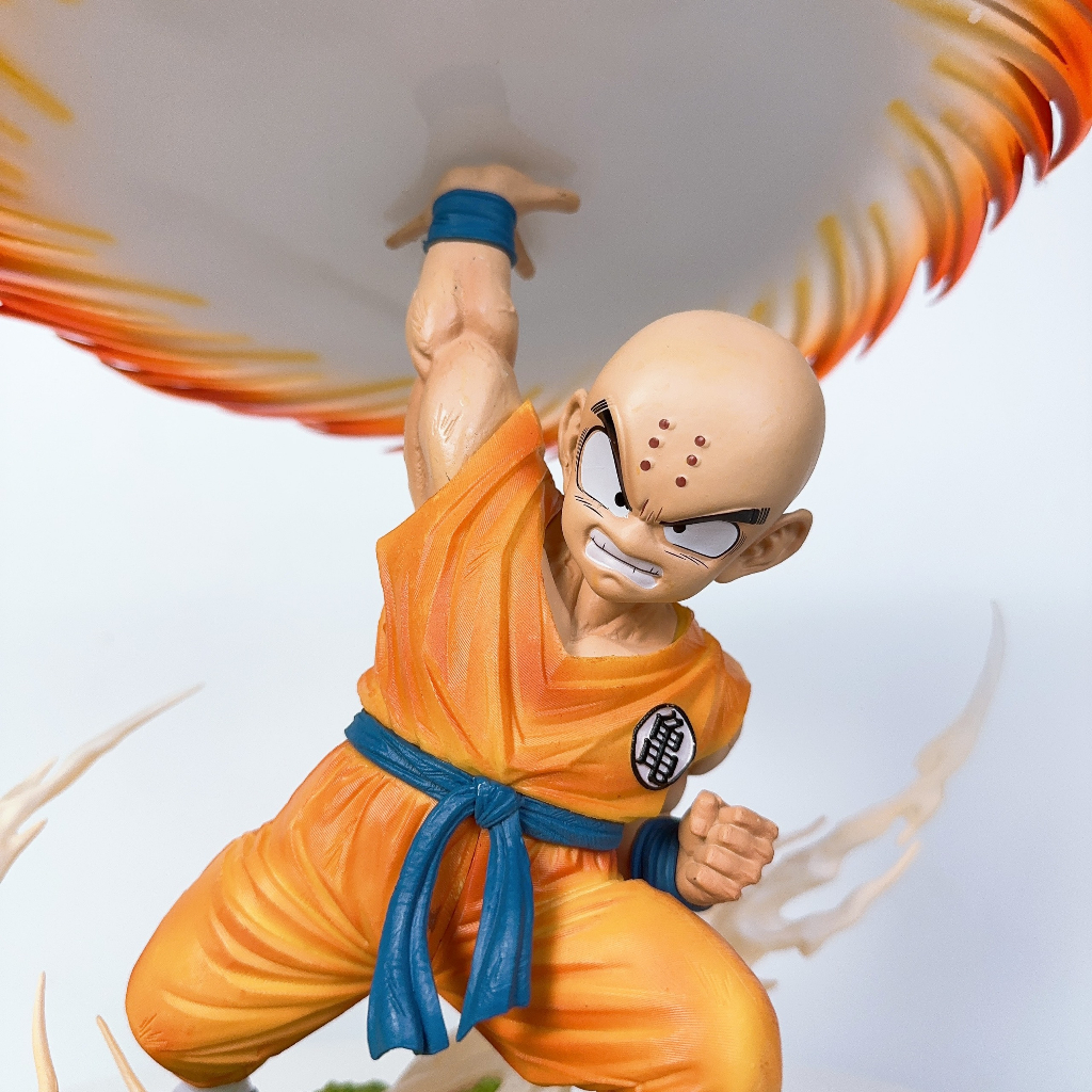 Mô hình Krilin,mô hình Dragonball Krilin 2 đầu ra chưởng có đế 20-28cm Ongchumohinh-MH466