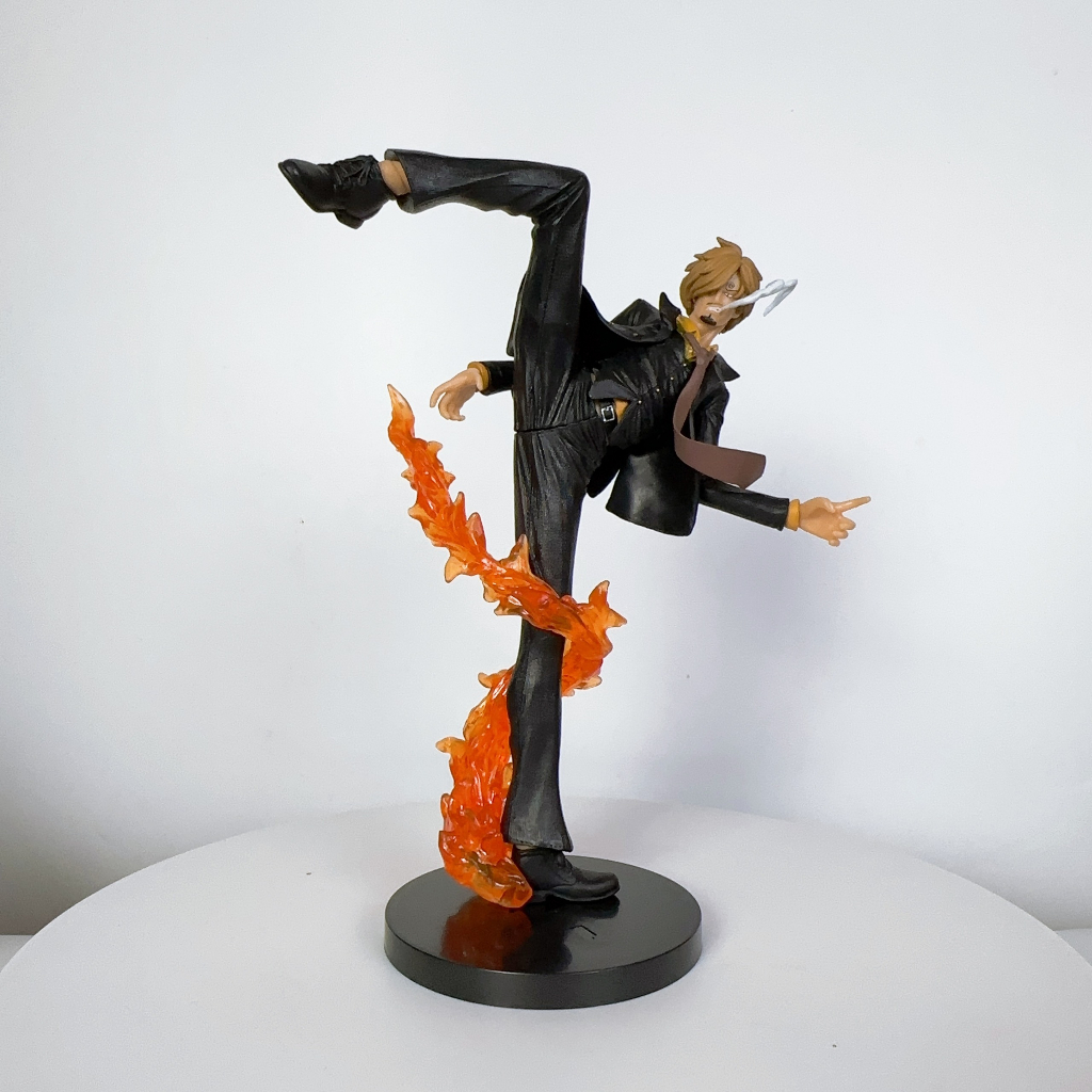 Mô hình Sanji hắc cước ,mô hình Onepiece sanji chân lửa 27cm đẹp rẻ Ongchumohinh-MH481