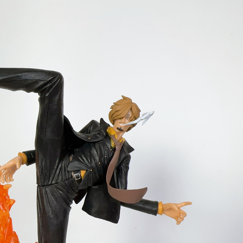 Mô hình Sanji hắc cước ,mô hình Onepiece sanji chân lửa 27cm đẹp rẻ Ongchumohinh-MH481