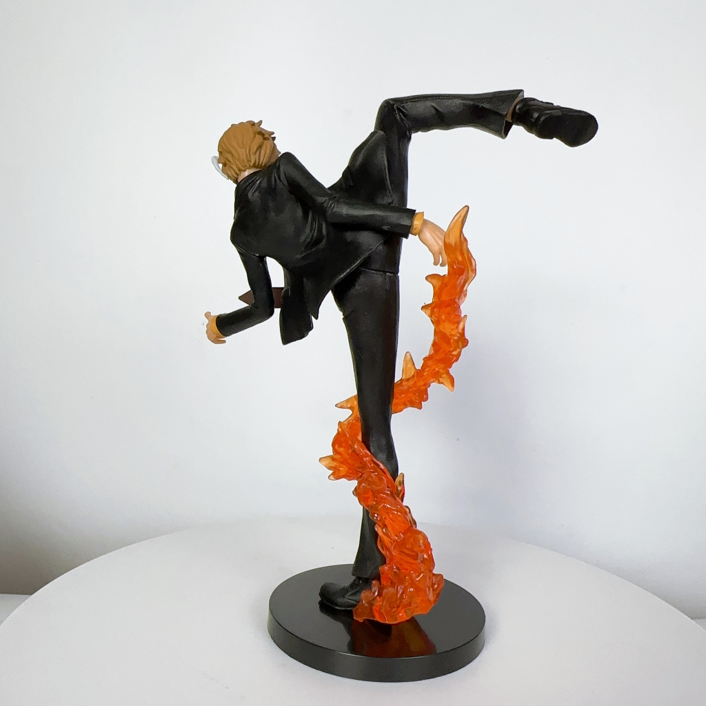 Mô hình Sanji hắc cước ,mô hình Onepiece sanji chân lửa 27cm đẹp rẻ Ongchumohinh-MH481