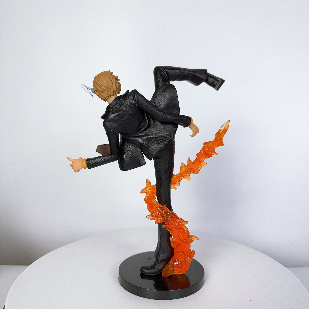 Mô hình Sanji hắc cước ,mô hình Onepiece sanji chân lửa 27cm đẹp rẻ Ongchumohinh-MH481