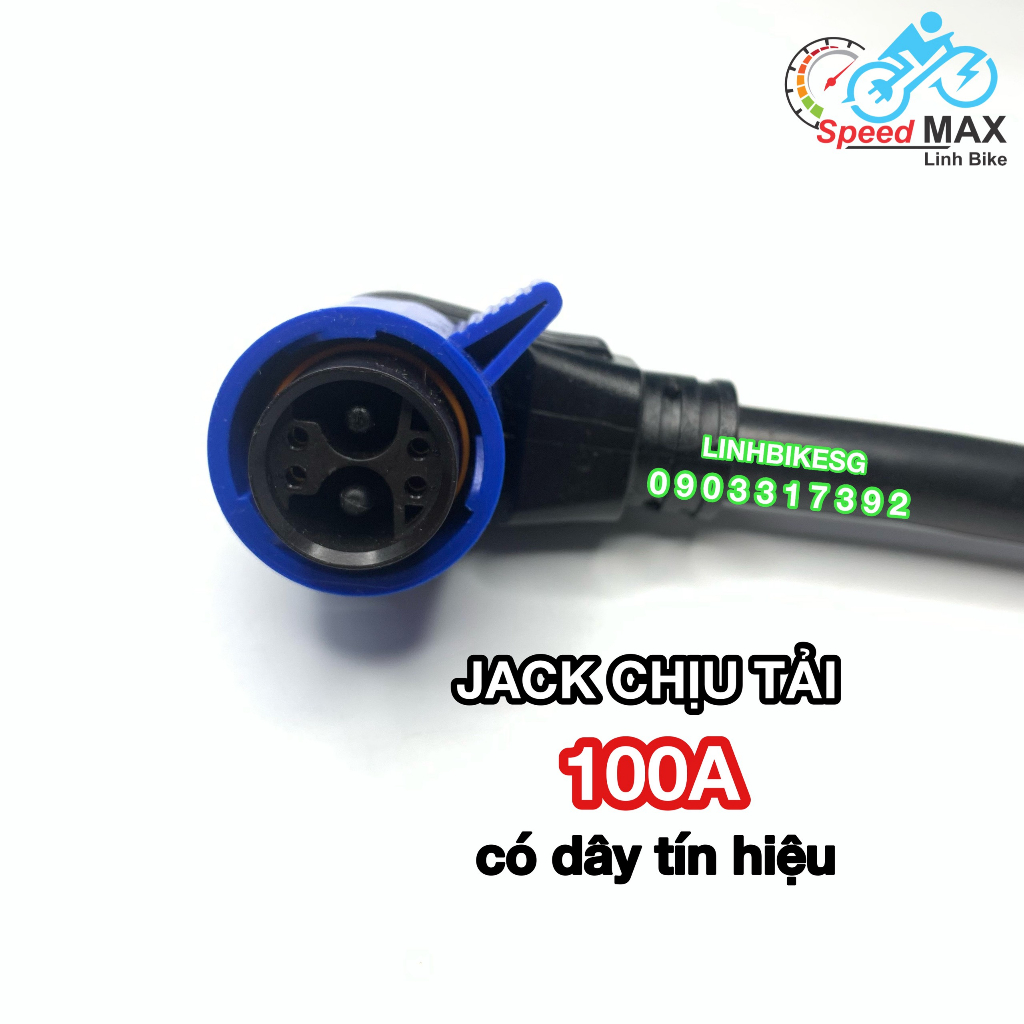 Jack ngồn Vinfast có dây tín hiệu chịu tải 100A