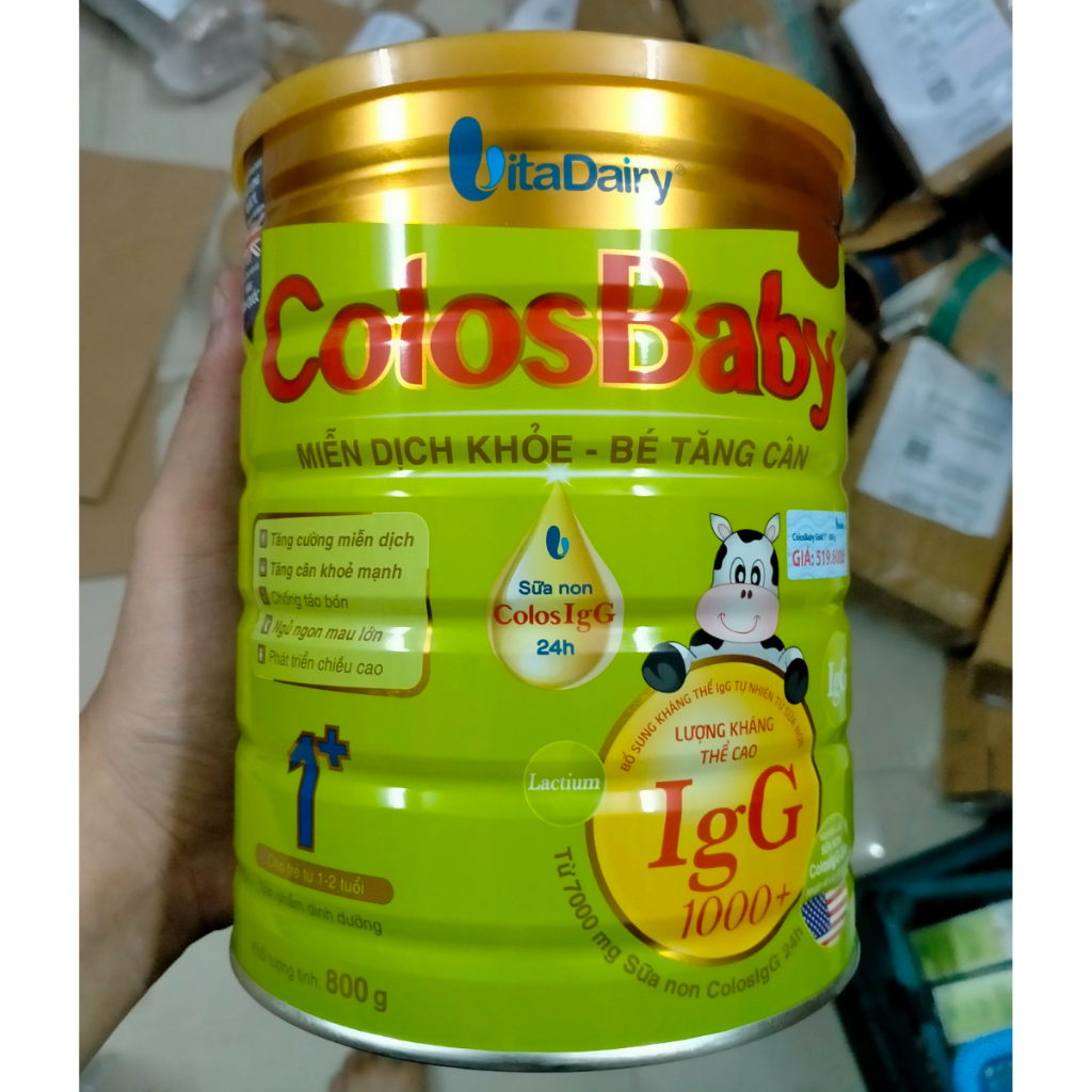 Sữa bột Colosbaby 0+ 1+ 2+ Sữa non Cao cấp  800g thegiosuatot