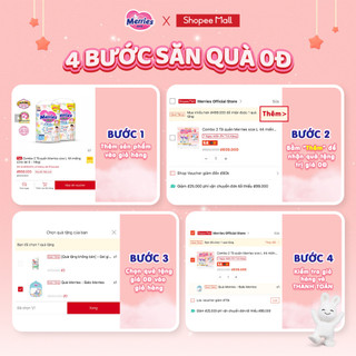 Combo 2 Tã/bỉm quần Merries size XL 38 miếng (Cho bé 12 - 22kg)