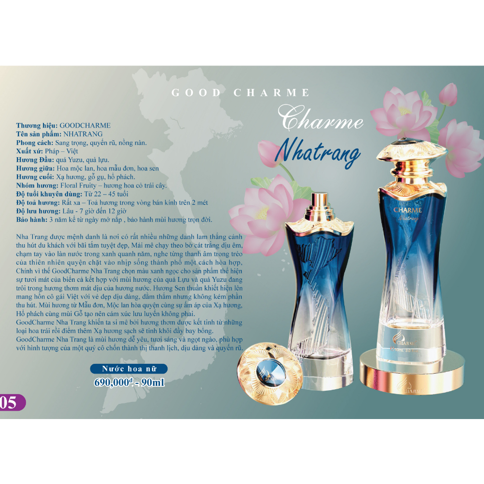 Nước hoa nữ Good Charme Nhatrang 90ml