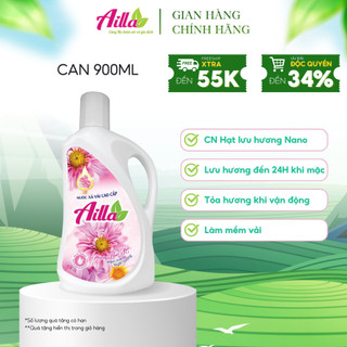 Nước Xả Vải Ailla Hương Nước Hoa 900Ml, Lưu Hương Đến 48H, Bung Toả Hương Ngay Cả Khi Vận Động