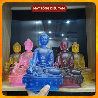 Tượng phật dược sư lưu ly cao 31cm đồ phong thủy, đồ thờ cúng - shop Mật tông Diệu Tâm