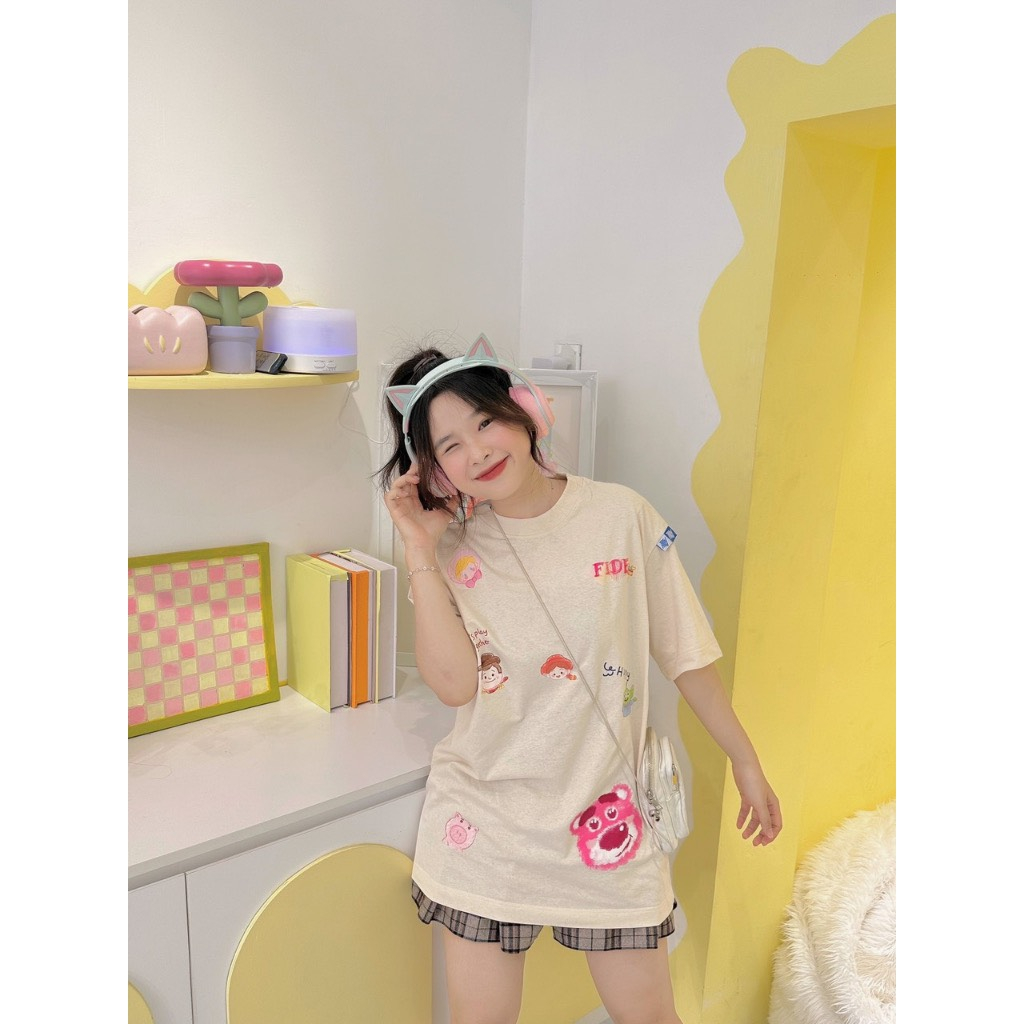 Áo phông nam nữ form rộng tặng ngẫu nhiễn