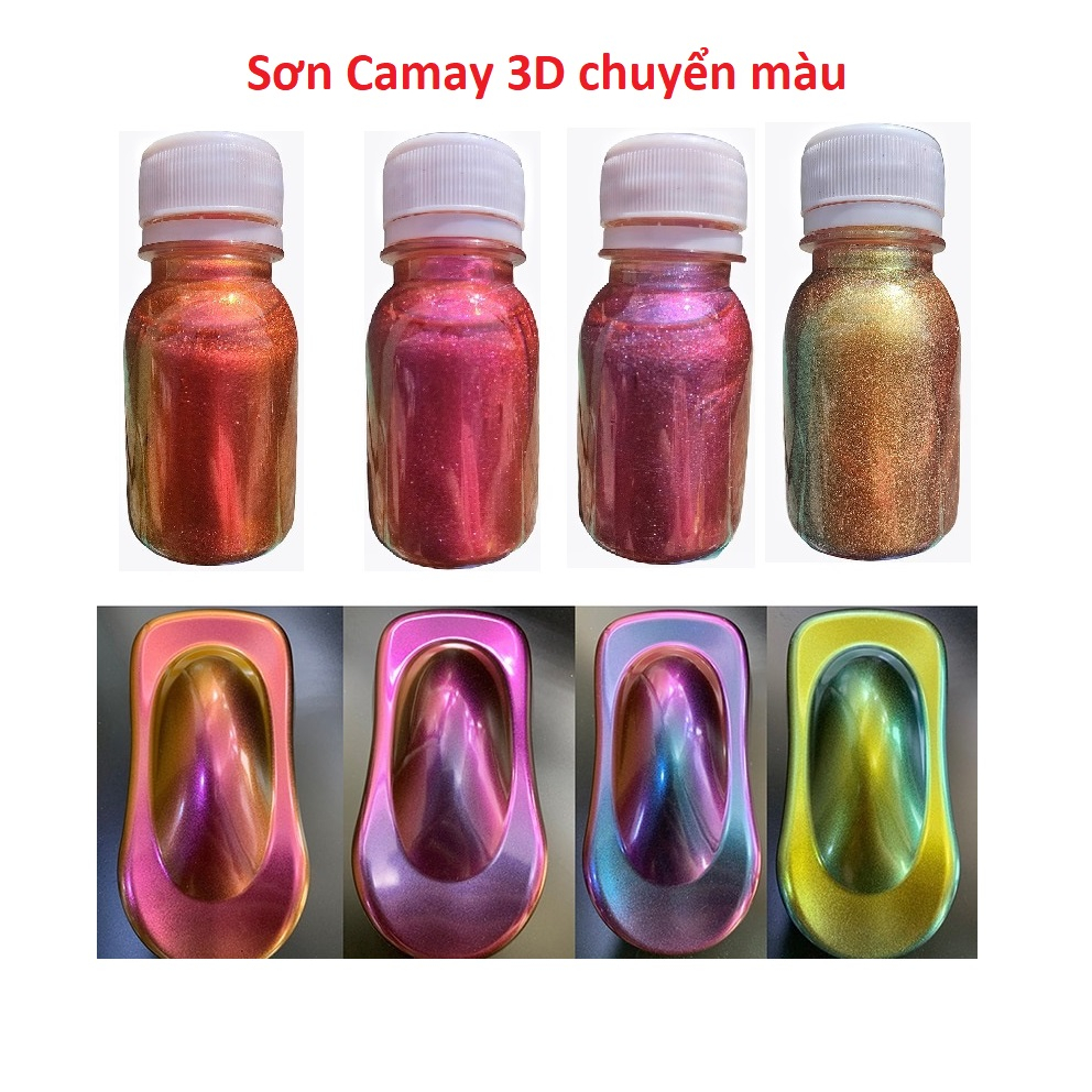 Sơn Camay 3D chuyển màu đóng chai 50g (chọn mã)