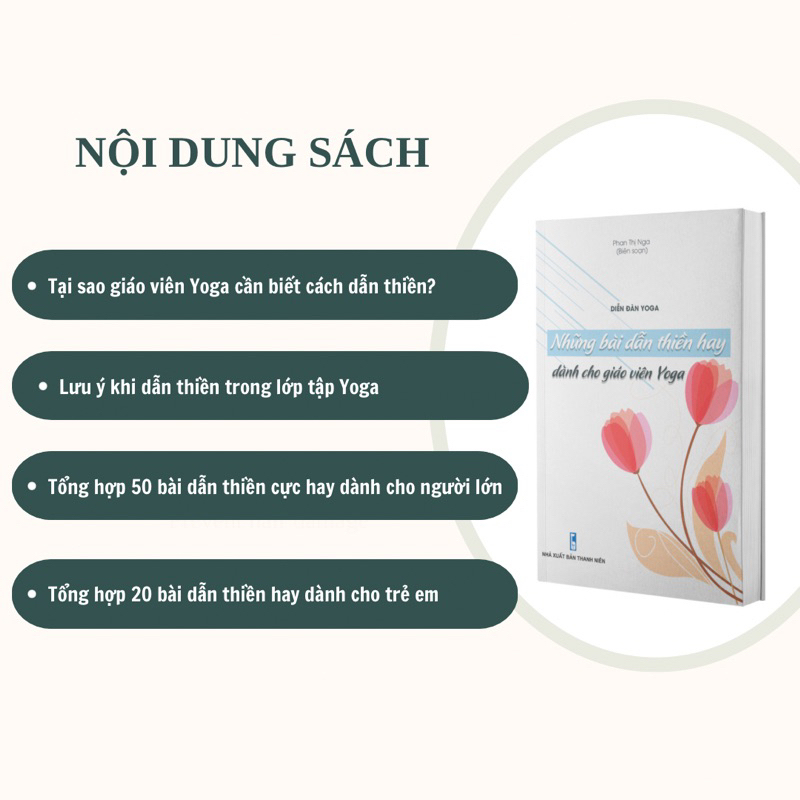 Sách yoga: Combo Giáo án giảng dạy và luyện tập yoga + Những bài dẫn thiền hay dành cho giáo viên yoga
