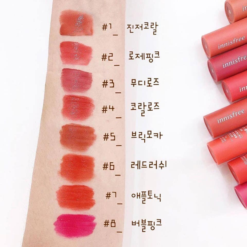 Son Kem Lì Innisfree Vivid Cotton Ink