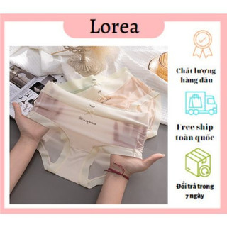  Quần lót nữ tàng hình phối chữ nhẹ nhàng, chất liệu lụa mát mẻ, thoáng khí, kháng khuẩn