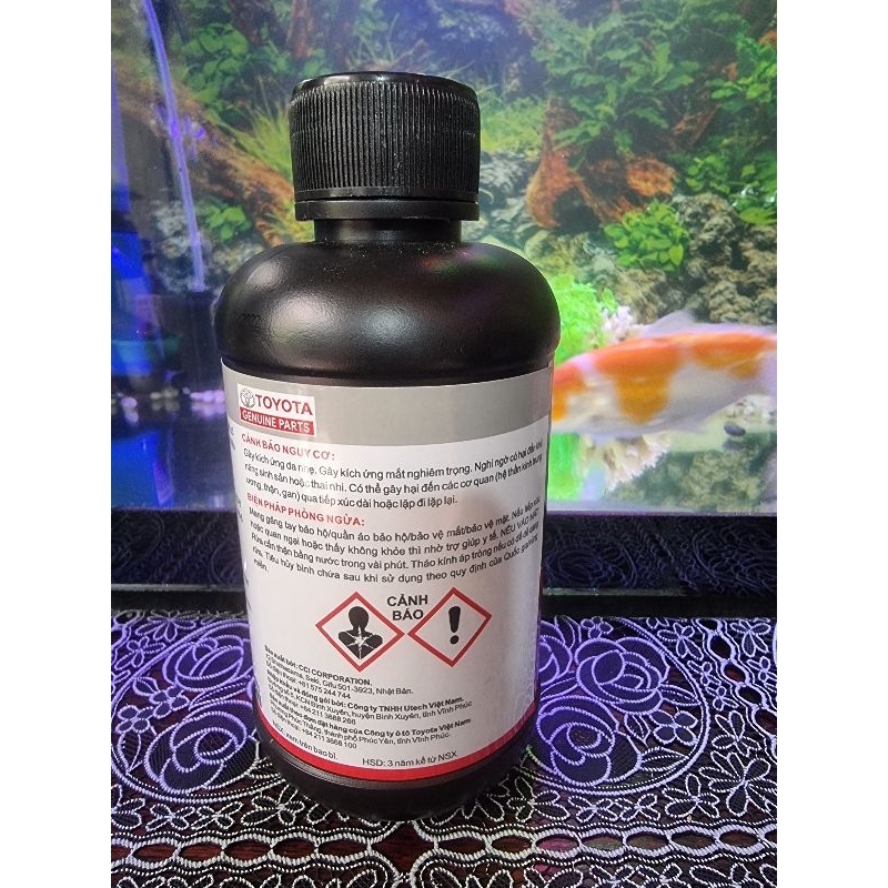 Dầu Phanh TOYOTA DOT3 Brake Fluid 0.5 lít Hàng Chính Hãng