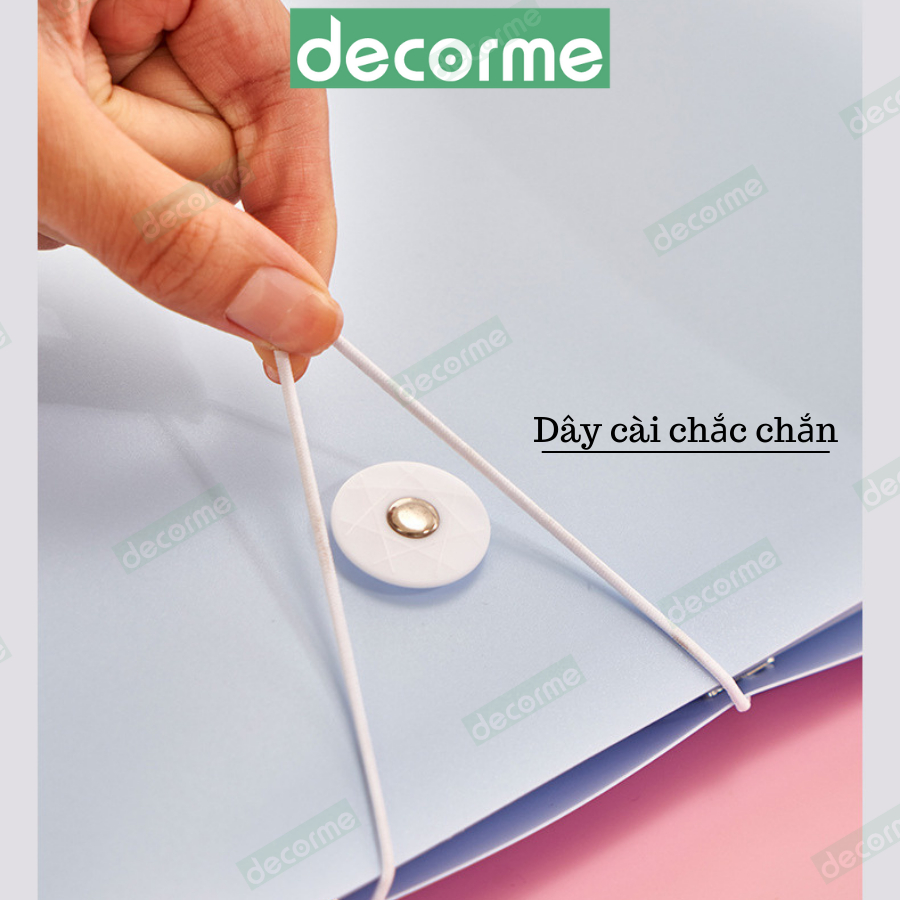 File Tài Liệu File Lá Học Sinh Decorme size A4 bản Display book loại 30 lá lưu trữ giấy tờ