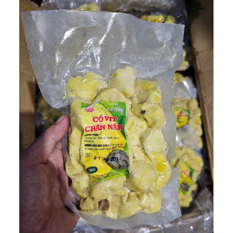 Cổ vịt cuộn chân nấm chay 500gr ( chỉ giao khu vực Tphcm)
