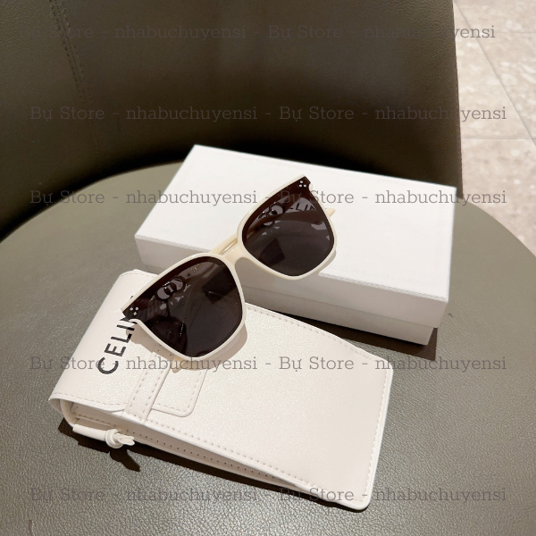 Mắt kính mát râm chống tia UV dáng vuông nam nữ - Bự store - 1155