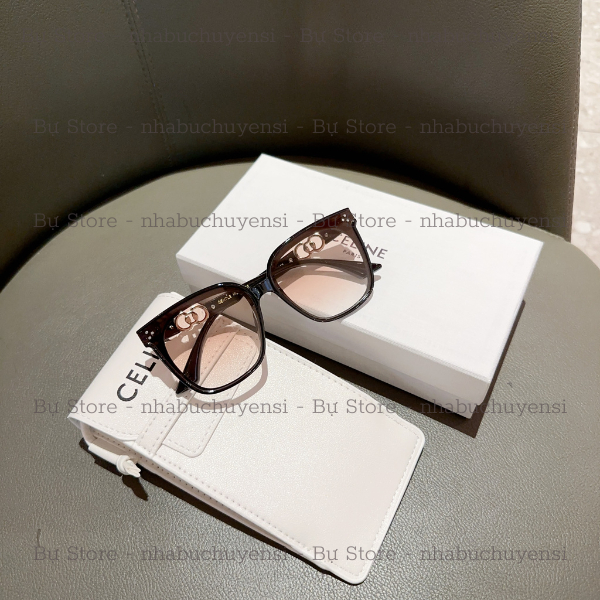 Mắt kính mát râm chống tia UV dáng vuông nam nữ - Bự store - 1155