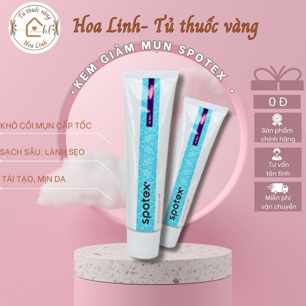 Gel Chấm Mụn Derma Spotex Giảm Mụn Trứng Cá  30g